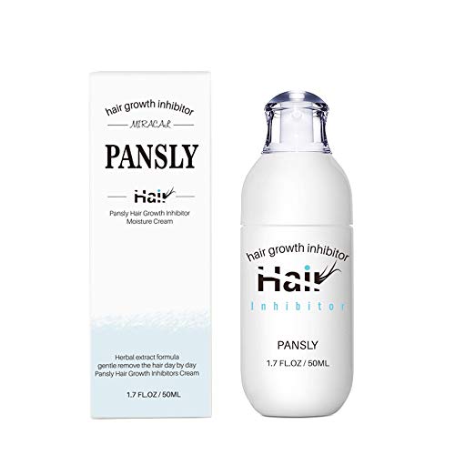 PANSLY 50ml Crema Inhibidora Del Crecimiento Del Cabello Crema Depilatoria Corporal Crema Hidratante Piernas Axila Parada Del Vello Facial