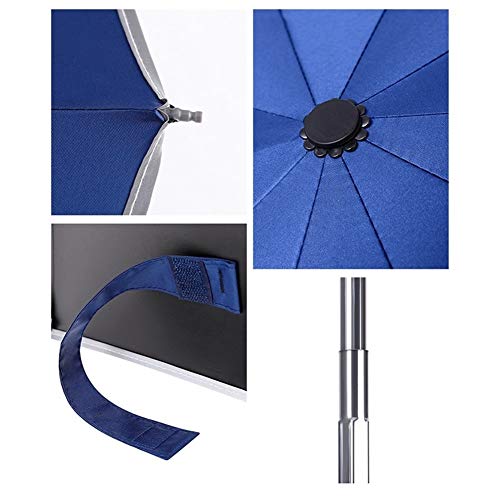 Paraguas a prueba de viento, Automático de plegado contraria negocios las bandas reflectoras Paraguas for los hombres de las mujeres a prueba de viento masculino Parasol (Color : Yellow)