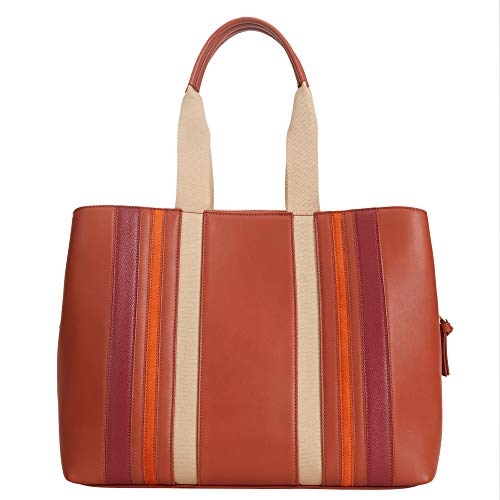 Parfois - Bolso Shopper Patchwork - Mujeres - Tallas L - Tierra