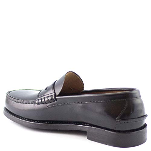 PAYMA - Mocasin Castellano de Piel para Hombre. Hechos en España. Zapato Clasico Antifaz y Borlas para Caballero. Piso de Goma Muy Flexible. Piel Antiarrugas. Antideslizante