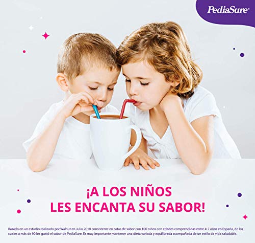 PediaSure Pack de 2 Complemento Alimenticio para Niños con Proteínas, Vitaminas y Minerales, Sabor Vainilla - 850 gr + 4 x 200 ml