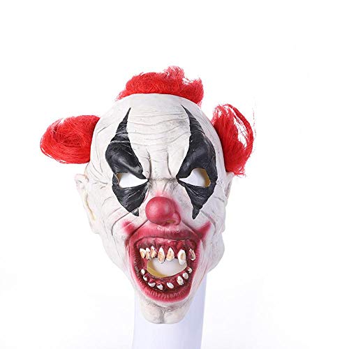 Penk Demon Clown Mask Eco Látex Horror Fantasma Máscara divertida de miedo Accesorios de Halloween