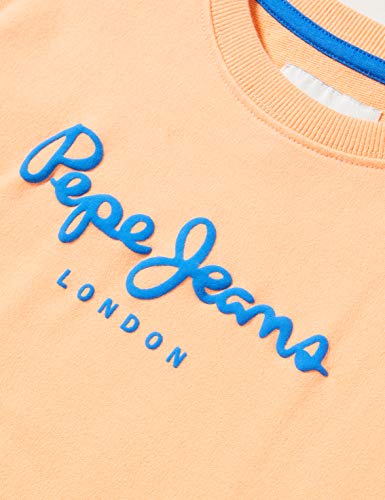 Pepe Jeans Cameron Sudadera, Naranja (112acid Orange 112), 17-18 años (Talla del Fabricante: 18) para Niños