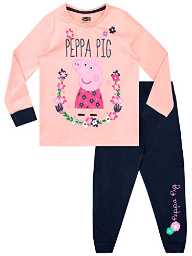 Peppa Pig Pijamas de Manga Larga para niñas Rosa 4-5 Años