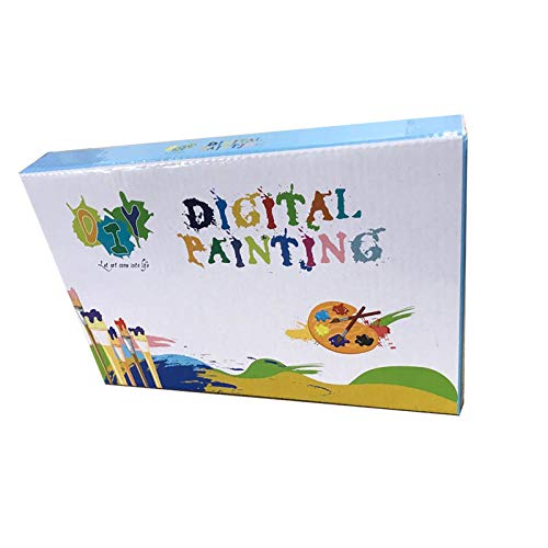 Pintar por Numeros para Adultos Niños Painting Lienzo Digital,Pintura Al Óleo De León,Decoración del Hogar Pintura a Mano 40 * 50cm Sin Marco De Madera