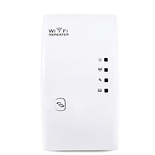 PIX-LINK Extensor WiFi, N300 Mbps WiFi Amplificador de Alcance WiFi con WPS Button-WR01, Blanco