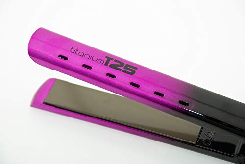 Plancha de Pelo Profesional Titanio Placa Estrecha y Fina Rosa T25 - My Hair