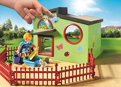 PLAYMOBIL City Life Refugio para Gatos, a Partir de 4 Años (9276)