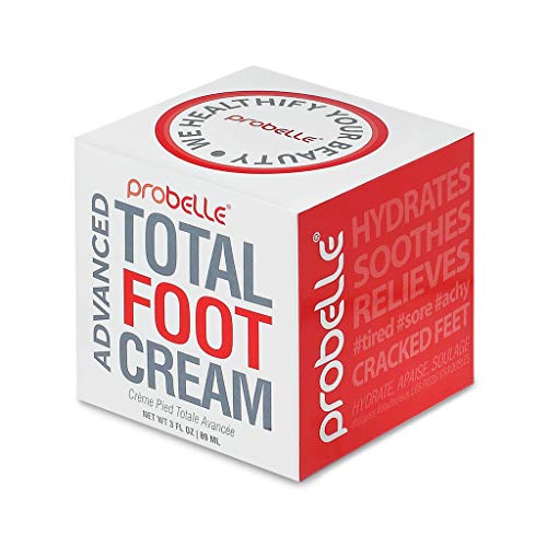 Probelle Cuidado total avanzado para los pies: suaviza, hidrata, rejuvenece, agrieta y seca los pies agrietados tanto en hombres como en mujeres. 3 onzas