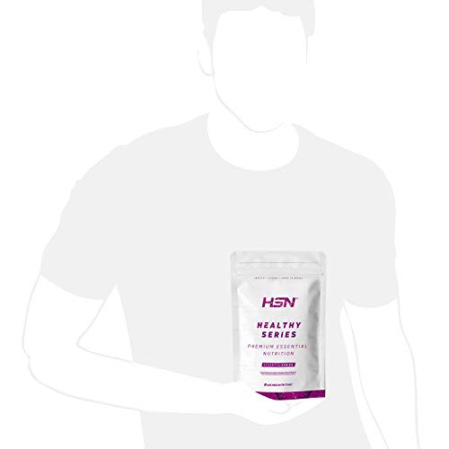 Proteína de Soja Aislada de HSN | Vegan Protein | Proteína Vegana con Stevia | Soy Protein Isolate | Sin Gluten, Sin Colesterol, Sin OMG, Sin Azúcar, Sin Lactosa, Sabor Vainilla, 500g