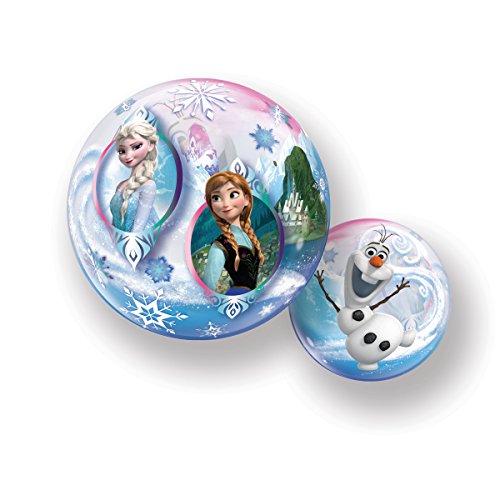 QUALATEX BUBBLES - Bubble Frozen 56 Cm, Color Transparente, Talla 55 cm diámetro