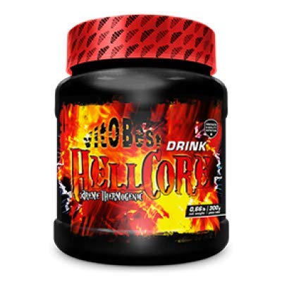 Quemagrasas HELLCORE - Producto de Calidad Optima y Quemagrasas Potente para Adelgazar - Vitobest (Limón, 300g Drink Polvo)