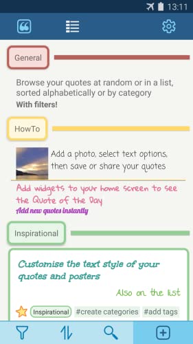 Quotepad - Cuaderno de frases y citas con imágenes