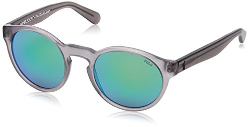 Ralph Lauren POLO 0PH4101 Gafas de sol, Vintage Crystal Grey, 52 para Mujer