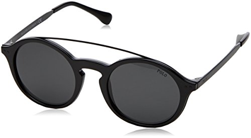 Ralph Lauren POLO 0PH4122 Gafas de sol, Shiny Black, 49 para Mujer