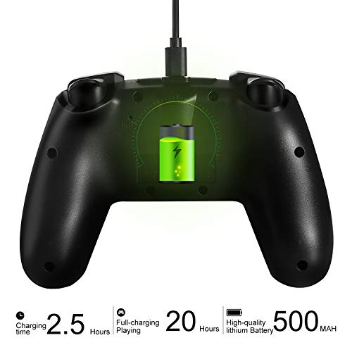 Raniaco Mando Inalámbrico para Nintendo Switch, Wireless Pro Controller Bluetooth Gamepad Con 6-Axis Mandos Controlador Joystick