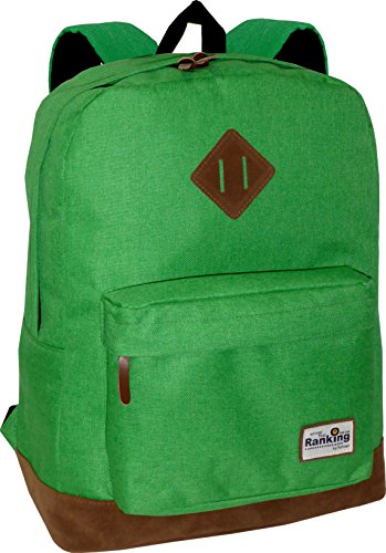 Ranking- Mochila juvenil, Color verde, 41 cm (Toy Bags 030)