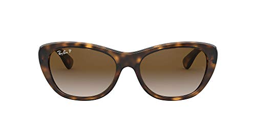 Ray-Ban Rb4227 Gafas de sol, Light Havana, 55 para Mujer