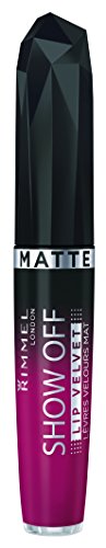 Rimmel Apocalips Matte Lipstick Velvet, Metoric, 0.18 Fluid Ounce by Rimmel