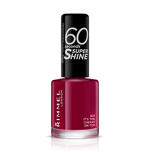 Rimmel London uñas maquillaje de 60 segundos de Super Nail Polish Shine no. 321 Es la guinda 8 ml