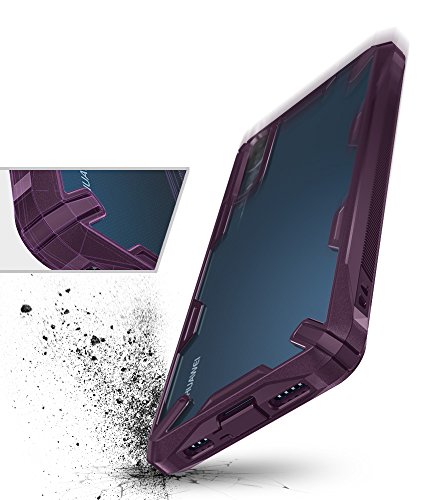 Ringke Funda Huawei P20, [Fusion-X] Ergonómico Protector TPU Back Claro PC [Protección contra Caídas de Grado Militar] La Tecnología de Absorción de Golpes Cover para P20 (2018) - Lilac Purple