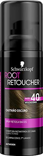 Root Retoucher - Spray Retoca Raíces Color Castaño Oscuro - 2 uds - Schwarzkopf