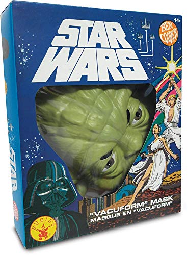 Rubies - Máscara oficial de Yoda Ben Cooper Edition-ST-34965 Star Wars para adulto, unisex, ST-34968, multicolor