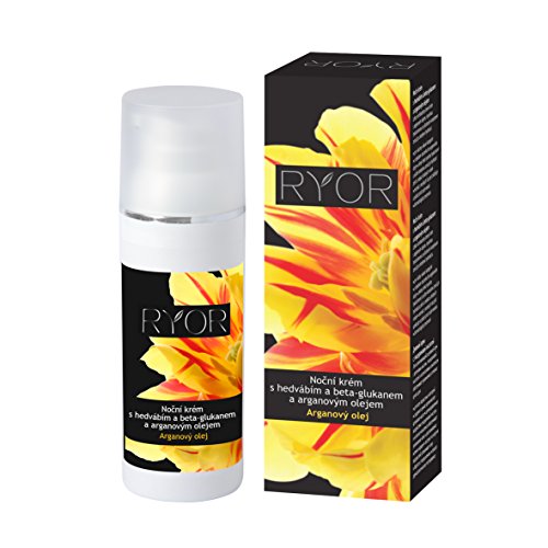 RYOR Argan Oil crema de noche con seda y beta glucano