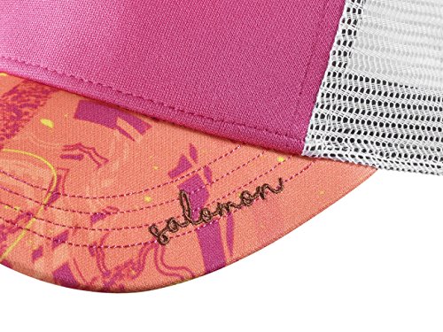 Salomon Gorra de malla para mujer, MANTRA LOGO CAP, Talla única ajustable, Fucsia