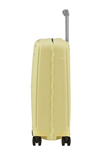 Samsonite S'Cure Spinner - Maleta de Equipaje, S (55 cm - 34 L), Amarillo (Pastel Yellow Stripes)