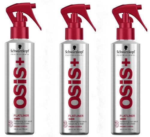 Schwarzkopf OSiS + Flat Liner Iron Serum 3 x 200 ml = 600 ml