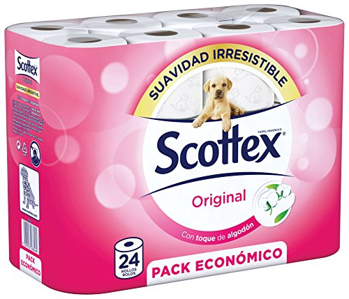 Scottex Original Papel Higiénico - 24 Rollos