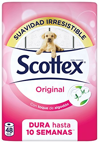 Scottex Original Papel Higiénico - 48 Rollos