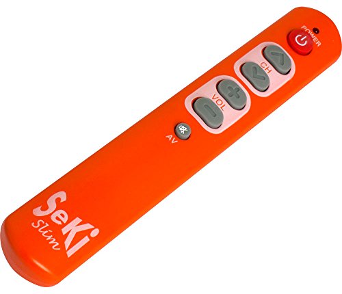 SeKi Slim - Mando a Distancia Universal con Teclas Grandes Naranja