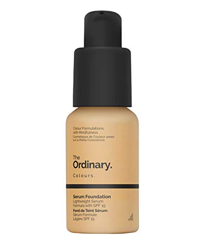 Sistema de suspensión The Ordinary Serum Foundation, de pigmentos ligeros, 30 ml, con cobertura moderada