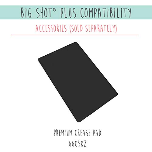 Sizzix Big Shot Plus Starter Kit, máquina de Corte y Repujado Manual con Troqueles Bigz L, Thinlits Y Framelits, Carpeta para Embossing y cartulina, tamaño A4 (21 cm), Multicolor, Única