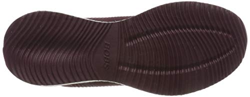 Skechers Women's BOBS Squad-Total Glam Trainers, Red (Burgundy Burgundy), 4 UK 37 EU