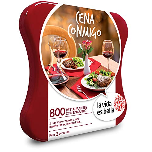 Smartbox Caja Regalo Gastronomía Cena Conmigo de ''La Vida es Bella''