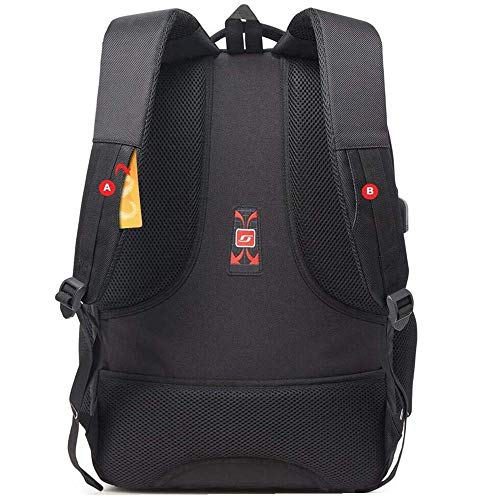 Soarpop Mochila para Ordenador Portátil de hasta 17,3" Pulgadas, con Puerto USB