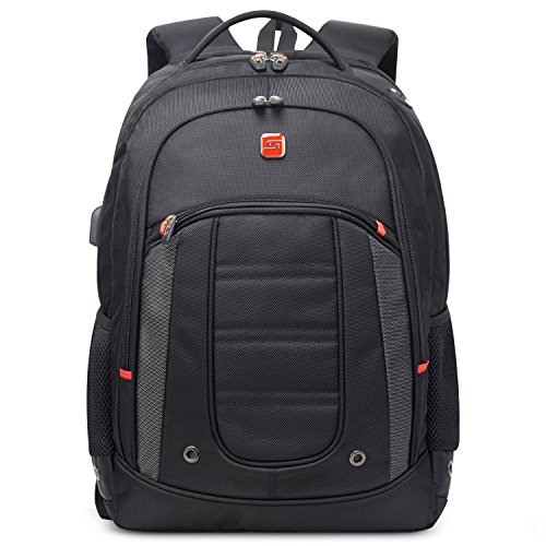 Soarpop Mochila para Ordenador Portátil de hasta 17,3" Pulgadas, con Puerto USB