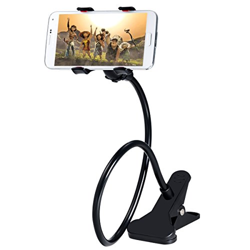 Sostenedor para télefono móvil, Breett soporte universal de clip para el teléfono móvil Soporte perezoso flexible brazos largos para iPhone 6 plus/6/5s/5/4S/4, dispositivos de GPS