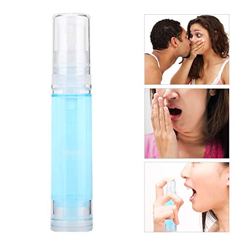 Spray de aliento oral, adulto de 10 ml, ambientador de aliento para adultos portátil Spray oral, mal aliento, eliminación de olores, spray para el cuidado bucal(menta)