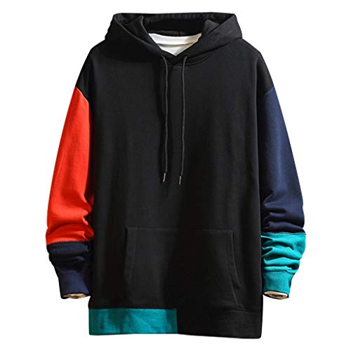 Sudadera con Capucha De Manga Larga con Capucha para Hombre