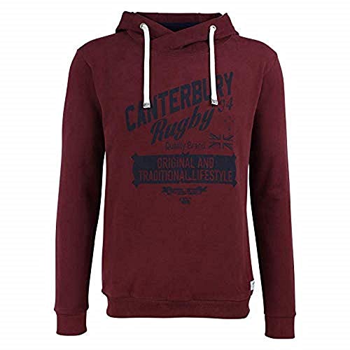 Sudadera para Hombre de Canterbury - Sudadera con Capucha para Hombre CCC Tekapo (S)