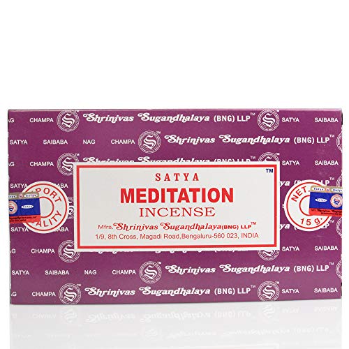 Surtido de Incienso, Nag Champa Paquetes de Incienso, 15 g Cada uno por SOS, Meditation, 12 Unidades