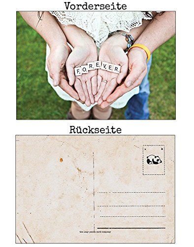 Tarjetas postales, amor, set de 20 o de 50, distintos motivos, amor, corazones, boda, 50 Set