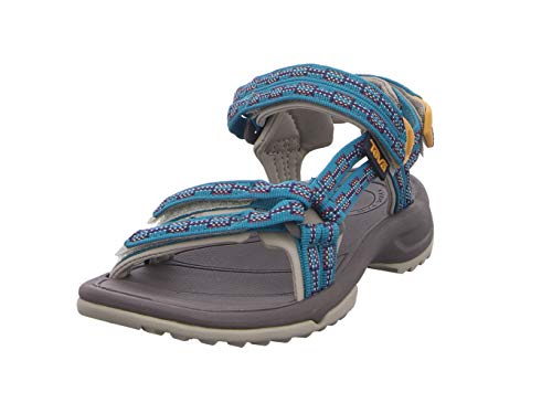 Teva Terra Fi Lite, Sandalias de Punta Descubierta para Mujer, Azul (Mires Deep Lake Mdpl), 38 EU