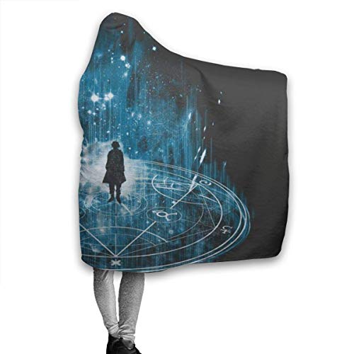 Textiles del hogar Ropa de Cama y Almohadas Mantas Hooded Blanket Syncing Ship Please Wait Super Soft Fleece Flannel Throw Blanket Hoodie Fit Bed Sofa Wearable for Kids Women Men