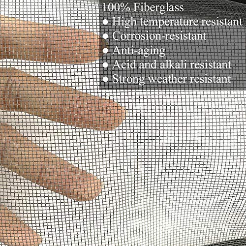TheFitLife Mosquitera Cortina Puerta Exterior - Red de fibra de vidrio al 100% con de cierre de gancho y bucle e imanes potentes que cierran instantáneamente, dejando todos los insectos fuera.