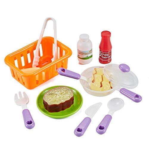 Think Gizmos ginación - Cocina Infantil y Comida de Juguete con Efecto Luminoso - Divertido Set de cocinitas de Juguetes Completo - Ideal Juguetes niñas 3 años y más